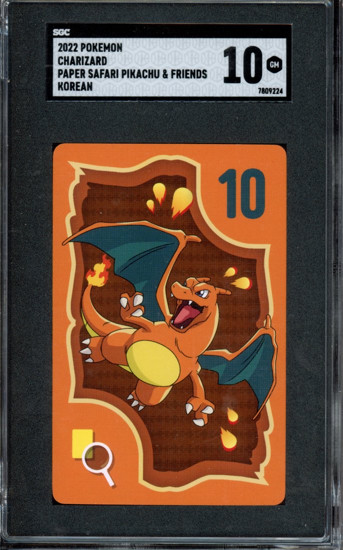 2022 Paper Safari Pikachu & Friends (Korean) Charizard #10 front