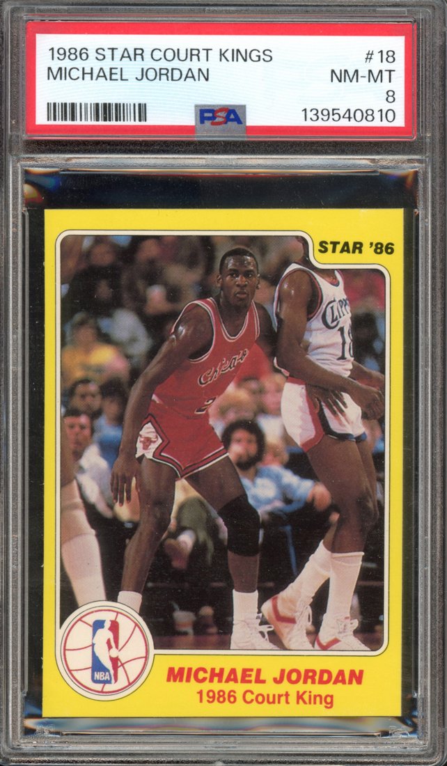 1986 Star Court Kings Michael Jordan #18 front