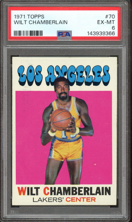 1971 Topps Wilt Chamberlain #70