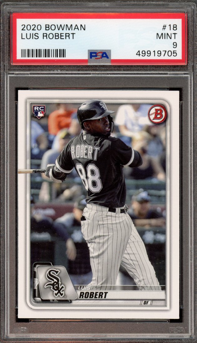 2020 Bowman Luis Robert #18 front