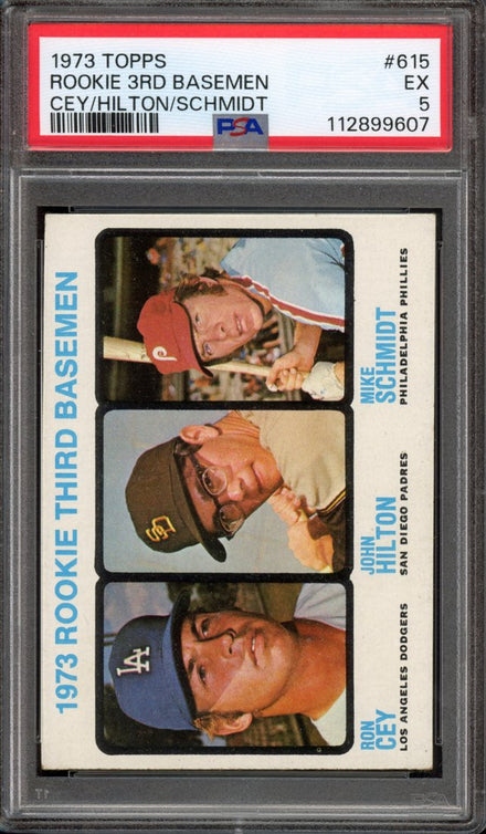 1973 Topps Ron Cey / John Hilton / Mike Schmidt #615