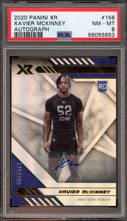 2020 Panini XR Xavier McKinney #156 121/199