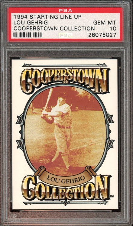 1994 Starting Line Up Cooperstown Collection Lou Gehrig #27