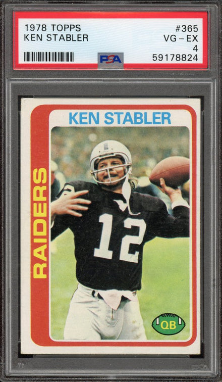 1978 Topps Ken Stabler #365
