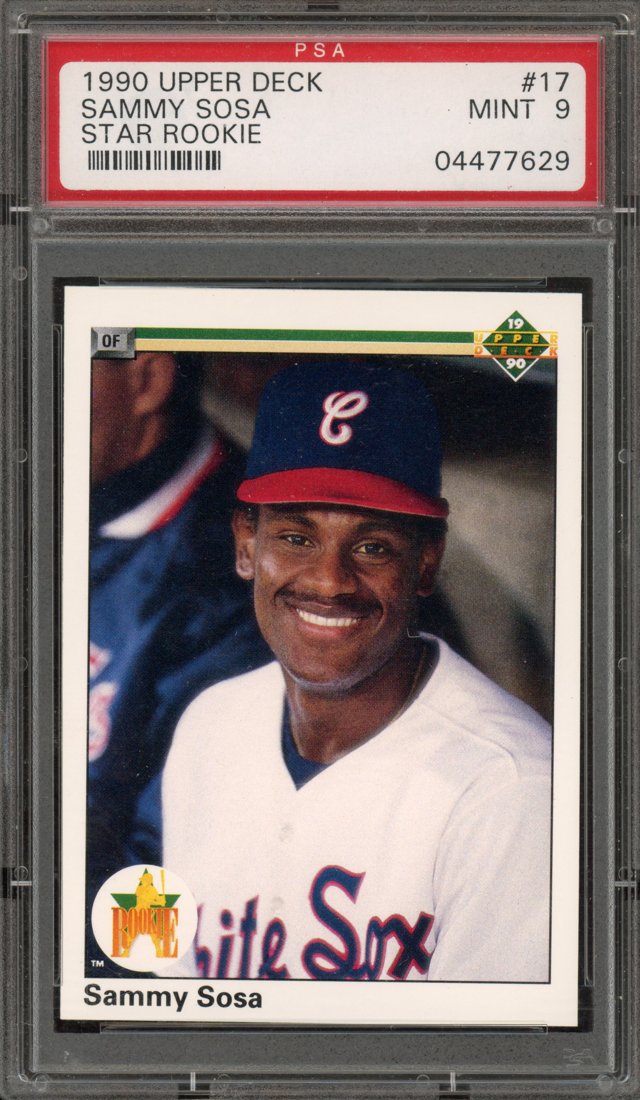 1990 Upper Deck Sammy Sosa #17 front