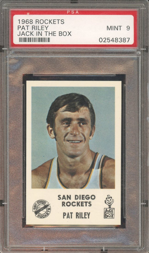 1968 Jack in the Box Rockets Pat Riley (front)