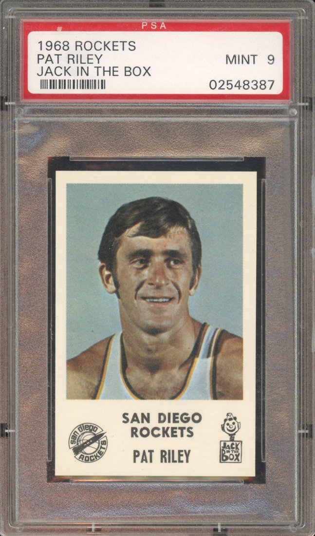 1968 Jack in the Box Rockets Pat Riley front