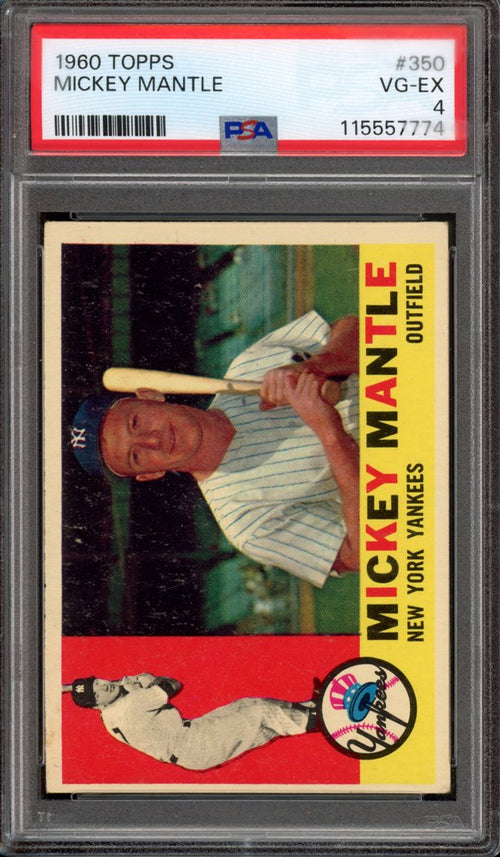 1960 Topps Mickey Mantle (front)