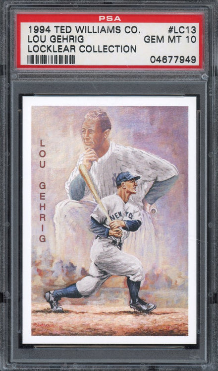 1994 Ted Williams Co. Locklear Collection Lou Gehrig #LC13