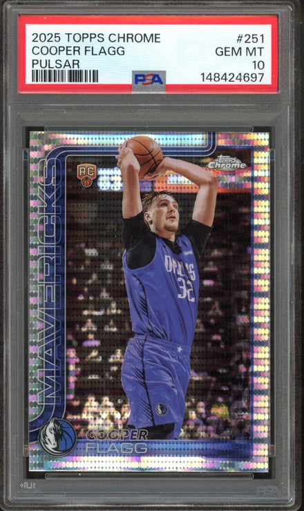 2025 Topps Chrome Cooper Flagg #251 Pulsar