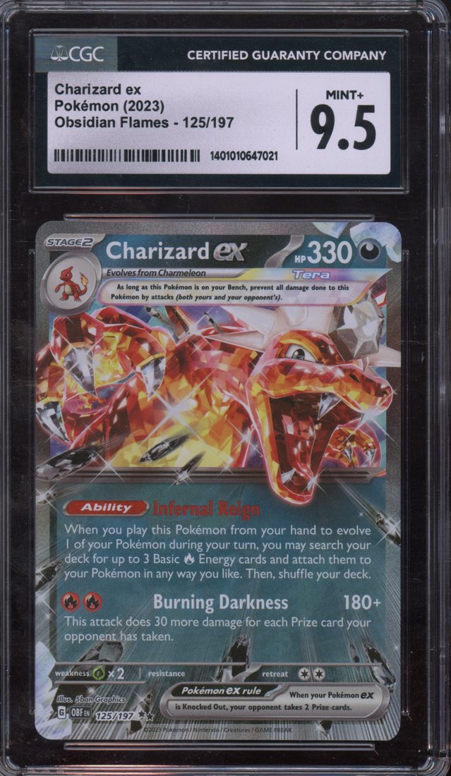2023 Obsidian Flames Charizard ex #125/197 front