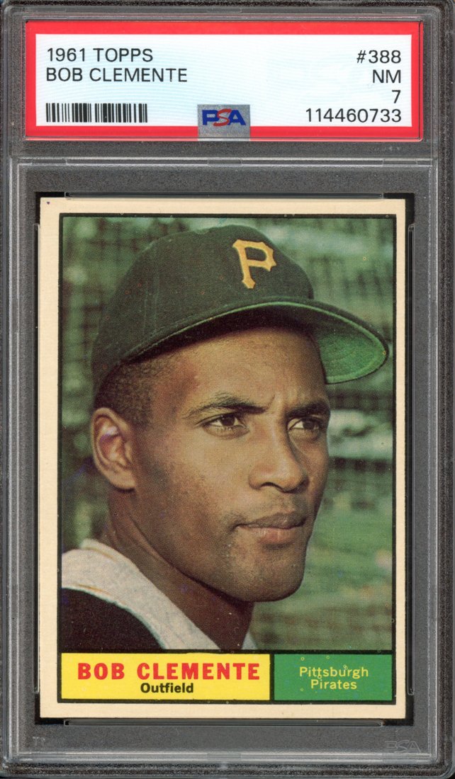 1961 Topps Bob Clemente #388 front