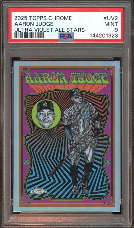 2025 Topps Chrome Ultra Violet All-Stars Aaron Judge #UV-2