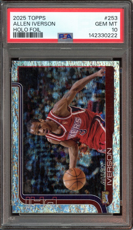 2025 Topps Allen Iverson #253 Holo Foil