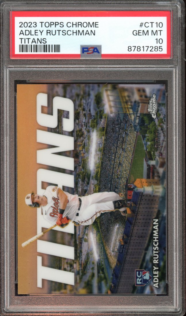 2023 Topps Chrome Adley Rutschman #CT-10 Titans front