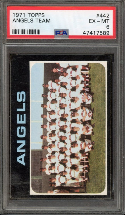 1971 Topps Angels Team #442