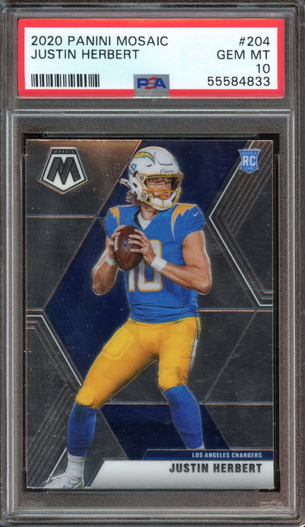 2020 Panini Mosaic Justin Herbert #204