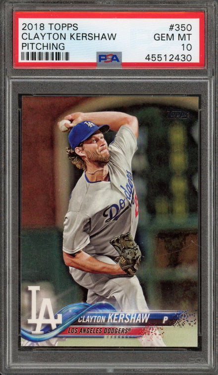 2018 Topps Series 1 Clayton Kershaw #350