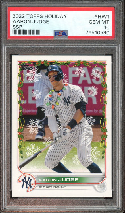 2022 Topps Holiday Aaron Judge #HW1 SSP