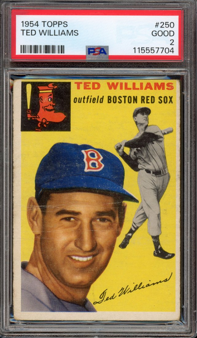 1954 Topps Ted Williams #250 front