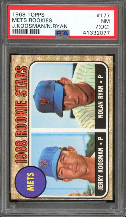 1968 Topps Jerry Koosman / Nolan Ryan #177