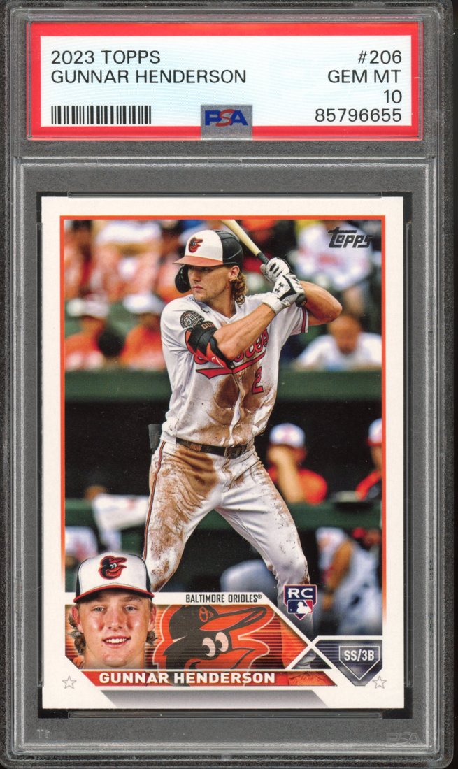 2023 Topps Series One Gunnar Henderson #206 front