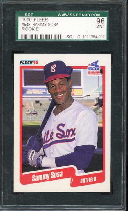 1990 Fleer Sammy Sosa #548