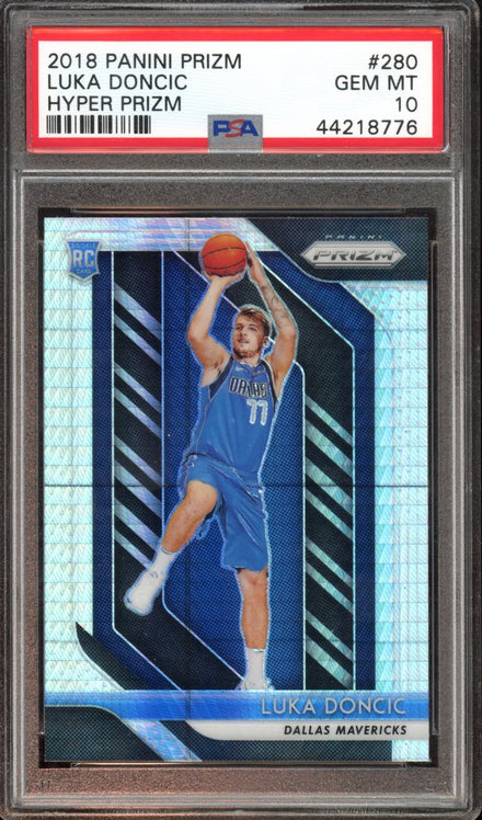 2018 Panini Prizm Luka Doncic #280 Hyper Prizm