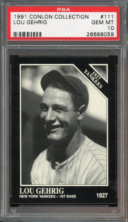1991 Conlon Collection Lou Gehrig #111