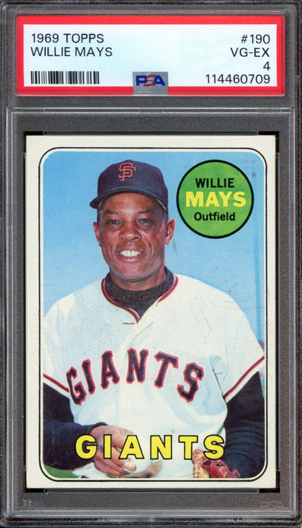1969 Topps Willie Mays #190