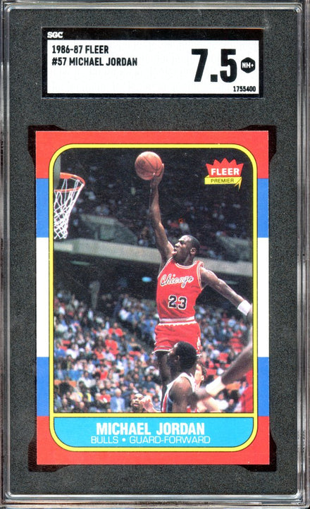 1986 Fleer Michael Jordan #57