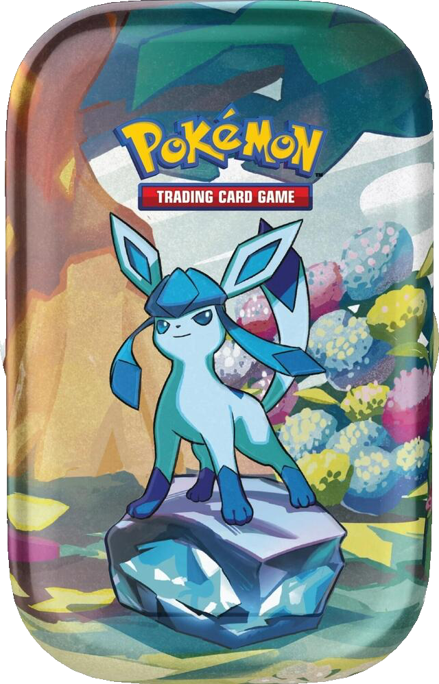 Pokémon Prismatic Evolutions Mini Tin front